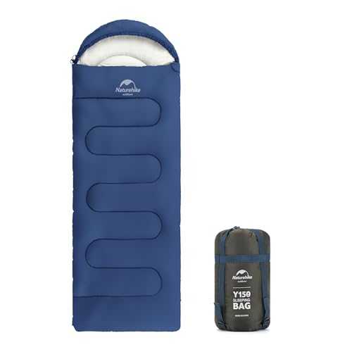 ​​Naturehike Envelope Sleeping Bag – 3 Season Ultralight Waterproof Camping Blanket, 220x85cm for Adults, Compact & Breathable