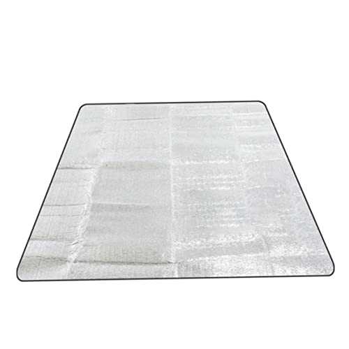 SouiWuzi Ultralight Aluminium Insulating Mat Sleeping Mat,Sleeping Mat Camping Aluminium Mat Floor Pad Thermal Blanket (200 x 120 cm) Camping Mat