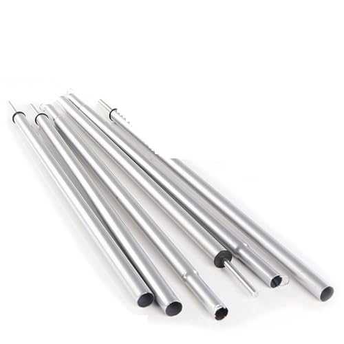 GSHUPIOU Telescopic Tarp Poles，Adjustable Tent Poles 2pcs/set 115cm Outdoor Camping Tarp Tent Poles Telescoping Canopy Awning Frame Outdoor Camping Equipment Tent Poles