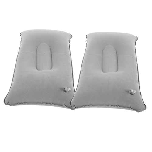 GAROZATION 2pcs Inflatable Pillow Inflatable Travel Pillows for Sleeping Inflatable Beach Cushion Camping Pillow Inflatable Boat Seat Cushion Inflate Pillow Inflatable Camping Couch