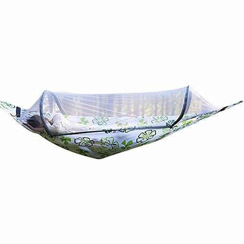 Camping Mosquito Net Hammock, Portable Lightweight Tree Hammock With Strong Stripes Double Hammock For Outdoor Trip Survival Tent