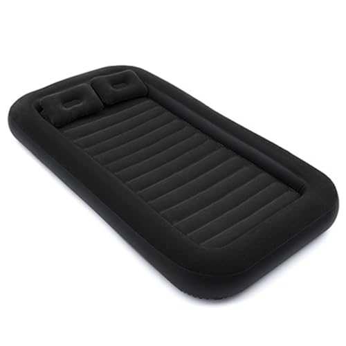 LANGWEI Inflatable Bed, Self Inflating Mattress Bed, Blow Up Mattress with Built-In Pump, Inflatable Couch with Carry Bag for Camping Guests Hiking
