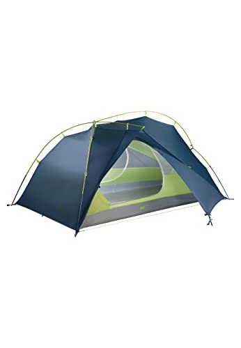 Jack Wolfskin Unisex - Adult Exolight III Dome Tent for Camping, Steel Blue, Standard