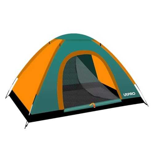 URPRO Portable Camping Tent, 2 Person Lightweight Tent, Waterproof Windproof, UV Protection, Perfect for Beach, Outdoor, traveling, hiking, camping, hunting, fishing