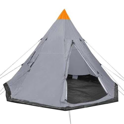 Home Garden,4-person Tent Grey