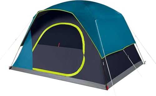 Ice Fishing Tent Skydome Camping Tent With Dark Room Technology, 4/6/8/10 Person Family Tent Sets Up In 5 Minutes And Blocks 90% Of Sunli Shelters