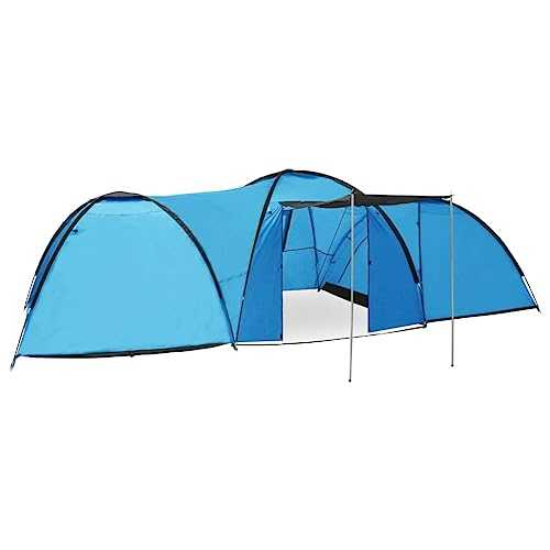 Camping Igloo Tent 8 Person Dome Hiking Cabin Shelter Multi Colours vidaXL