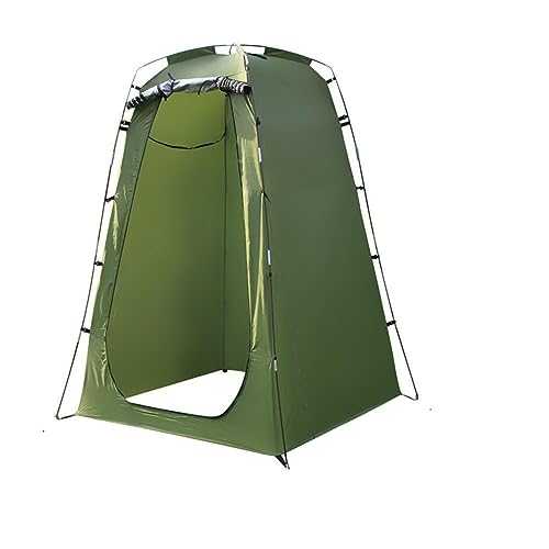 Tents, Portable Outdoor Shower Tent Outdoor Shower Bath Fitting Room Tent Shelter Camping Beach Privacy Toilet for Summer Swimming (Color : Yellow, Size : 180 * 120 * 120cm)