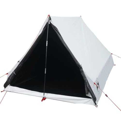 Camping Tent A-Frame 2-Person Dome Tent Blackout Fabric Waterproof vidaXL