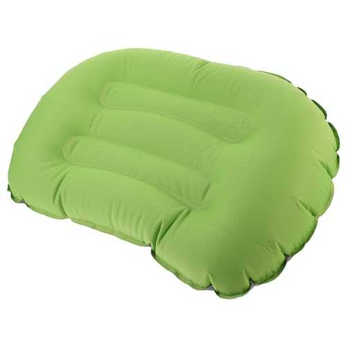 Toddmomy Inflatable Camp Pillow Lightweight Ergonomic Travel Neck Height for Comfortable Sleep for Outdoor Camping Backpacking and Road Trips Easy Inflate Deflate Design
