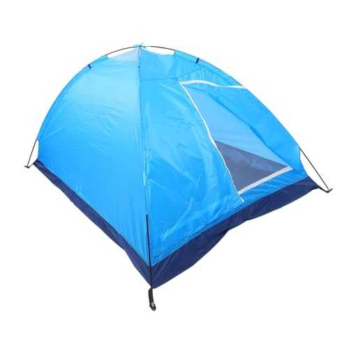 BESPORTBLE Single Layer Couples Camping Tent Two Person Tent for Outdoor Adventures Beach Parks Backpacking and Hiking Trips Lightweight and Durable Design Sky Color