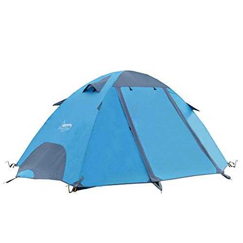 Tent Windproof Waterproof Camping Tent 2 Person Sturdy Tent Double-deck 3 Season Rain Protection Backpacking Tent/Need To Be Assembled Ultralight Waterproof For Hiking Camping Travel Outdoor Cam
