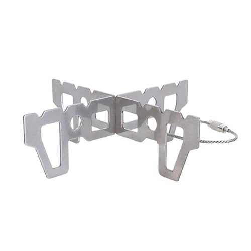 Ldabrye Alcohols Stove Cross Stand Support Rack Stainless Steel Hiking Outdoor Alcohols Stove Rack Alcohols Stove Support