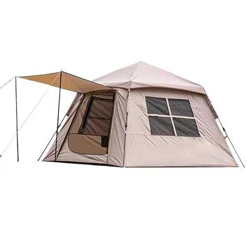 Weatherproof Camping Tents, Cabin Tent for 2-4 Person, Lightweight 4-Season Tent for Outdoor Hiking, Mountaineering, Travel