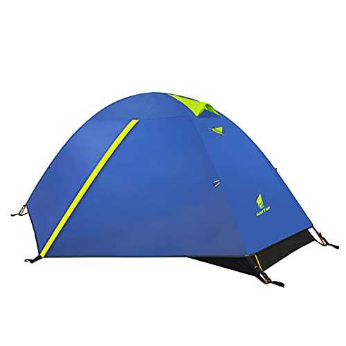 GEERTOP Camping Tent for 1 Person, Lightweight Backpacking Tent Waterproof Dome Tent with Double Layers 2 Doors for Outdoor Camping Hiking Travel