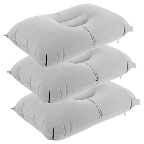 OSOLADY 3Pcs Ergonomic Inflatable Camping Pillow Multi Function Travel Pillows for Comfortable Sleep Height Portable and Convenient for Outdoor and Indoor Use