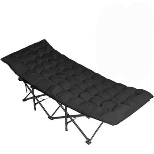 ROUZIHU Folding Camping Cot for Adults Lightweight Outdoor Bed with Carry Bag for Nap Beach Vacation Hiking