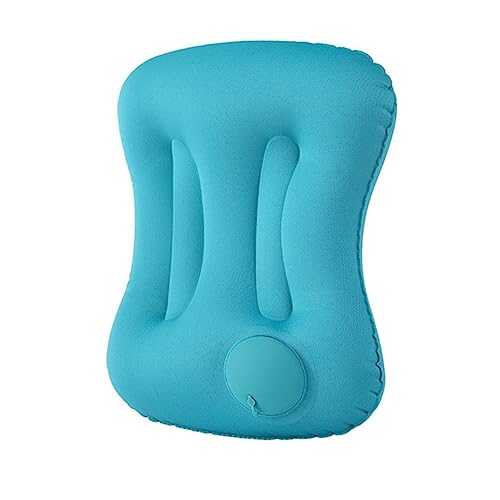 Alipis Comfortable Inflatable Cushion Supple Pillow for Neck and Back Easy to Inflate