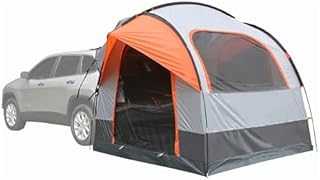 SUV Car Tailgate Tent for Camping, Universal Portable Vehicle Awning with Screen, Sun Waterproof Protection for Outdoor Travel