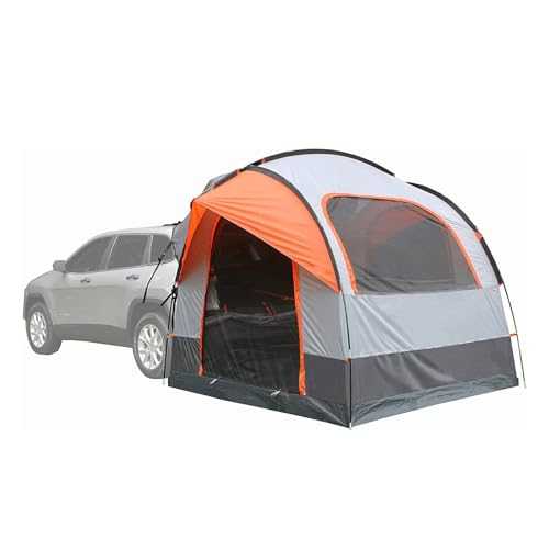 SUV Car Rear Tent, 4-6 Person Tailgate Tent for Camping, Portable Vehicle Mini-Van Awning Extension Tent with Sun Protection - Waterproof and Travel-friendly