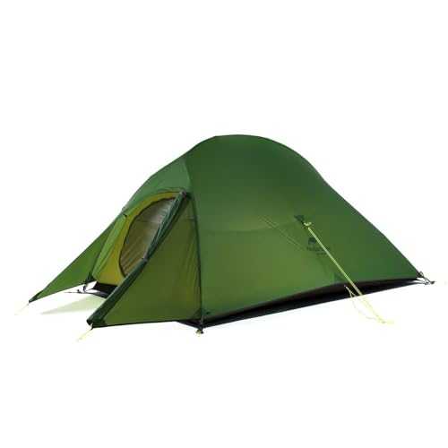 Naturehike Cloud Up Free Standing 2 Person Backpacking Tent Ultralight Nylon Double Layer Camping Tents for Two Person