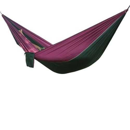 VNSMM Outdoor Camping Accessories Parachute Camping Single Double Hammocks 102x55inch Indoor Outdoor Hiking Travel Beach Swing Hammock With 2 Tree Straps Camping Hammock(MOZI)