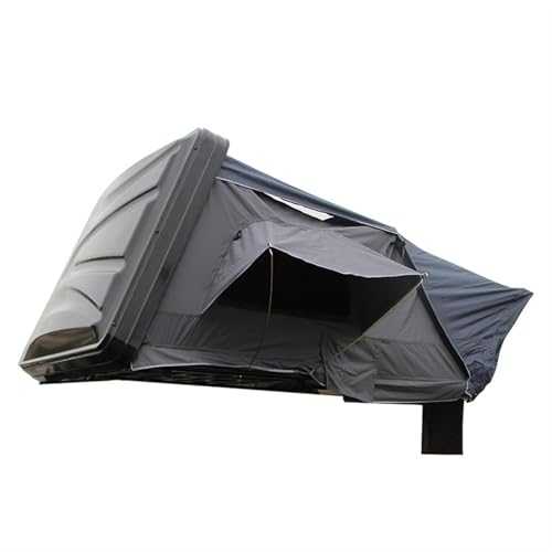 Outdoor Large Roof Top Tent Gray 4 Season Hard Shell Pop Up Automatic Tents