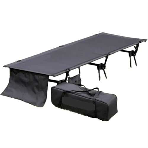 Outdoor Folding Camping Bed Aluminum Alloy Oxford Single Bed Travel Bed Camping Equipment ﻿ for Travel