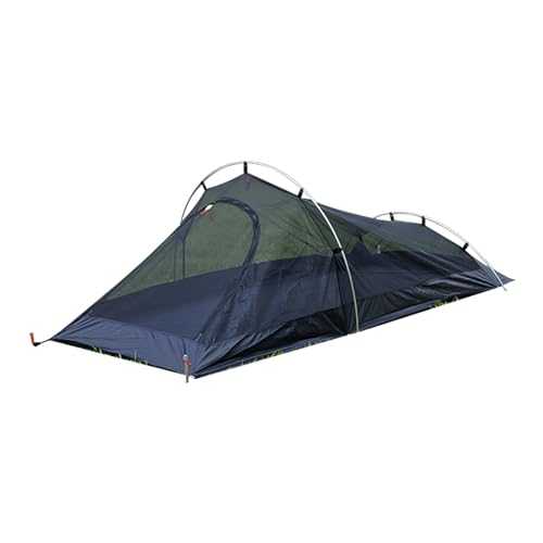 SIBOMTEX Mesh Backpacking Tent 1 Person Ultralight Aluminum Pole Camping Tent Outdoor Mosquito Net