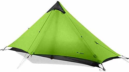 3F UL GEAR Lanshan 1 Person Backpacking Tent Ultralight Waterproof Professional Tents for Camping 1 Person Tent for Camping / Fishing / Hiking / Climbing( 3 Season,Green)