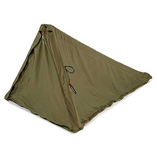 ZELTER SHELTER Camping Tent/Tarp, Multi-Function Pop Up Tent Inflatable Shelter, On-The-Go Camping Essentials, Tents for Camping Waterproof Personal Shelter, 1 Man Tent with Quick & Easy Set-Up, Green