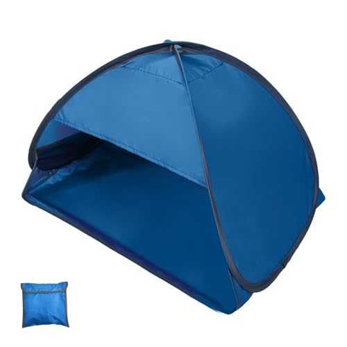Pop Up Beach Tent - Instant Setup UPF 50+ Sun Protection | Portable & Lightweight Beach Canopy for Adults, Kids & Pets | UV Protection for Camping, Picnics & Outdoor Use