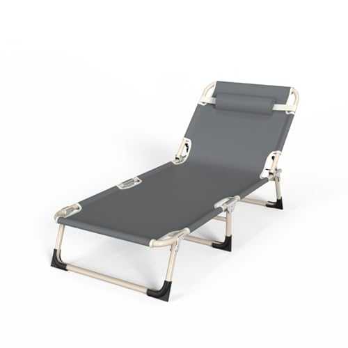 GXXINGIN Portable Folding Bed，Camping Cots,Folding Bed Office Lunch Break Folding Sheet Single Bed Home Simple Lunch Break Bed Outdoor Multi functional Rest Leisure Bed Portable Outdoor Folding Bed f