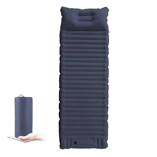 Nuziku Self Inflating Camping Mat, 10cm Thickened Camping Mattress Self-Inflating Built-In Pump, Ultralight Sleeping Mats Camping for Outdoor Traveling, Camping, Backpacking, Hiking
