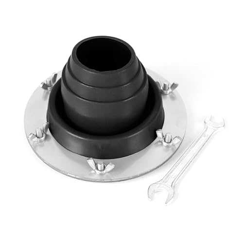LIbgiubhy Silicone Tent Stove Hole Tent Flue Flashing Furnaces Tent Hot Stove Outdoor Tent Stove Vent Resistant Round Base