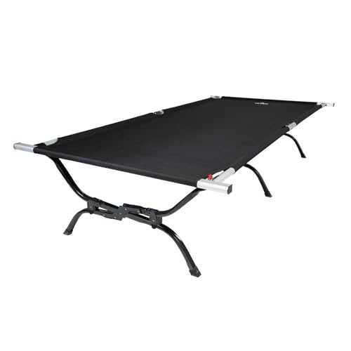 TETON Sports Outfitter XXL Camping Cot; Camping Cots for Adults; Folding Cot Bed; Easy Set Up; Storage Bag Included