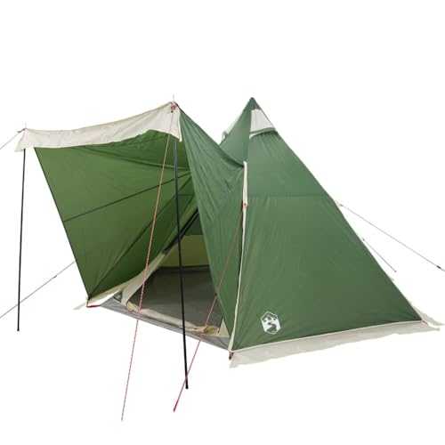 Family Tent Tipi 6-Person Camping Lightweight Tent Dome Tent Waterproof vidaXL