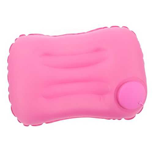 POPETPOP Inflatable Pillows for Sleeping Inflatable Camping Pillow Ultralight Travel Air Pillow for Outdoor Hiking & Backpacking Compact Comfortable Ergonomic Design Pink Tpu Material