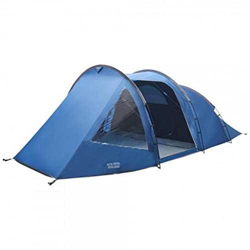 Vango Beta 450 XL 4 Person Tent, Blue, One Size