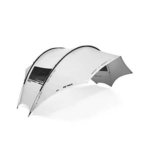 MekUk Awnings Portable Waterproof Eggshell Canopy，Camping Shelter Lightweight Sunshade For Snow Camping Outdoor Travel (Color : White)