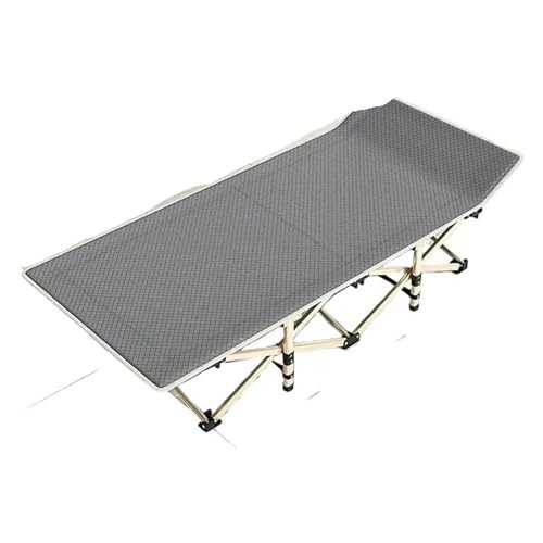 TXLEAPEY Folding Camping Bed Outdoor Camping Folding Bed, Lounge Chair, Single Person Office Lunch Bed, Household Simple And Portable Folding Bed For Outdoor Travel Fishing Office(190cm A)