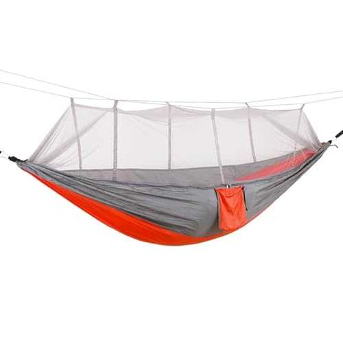 ChenYuNiu Camping Hammock Outdoor Camping Accessories 1/2Person Lightweight Camping Hammock Tent Awning Mosquito Net Hammock Canopy 210T Nylon Hammocks