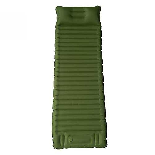 Self Inflatable Air Mattress Ultralight Hiking Camping Mat Thicken 10cm Sleeping Pad for Tent Backpacking Traveling Climbing (a)