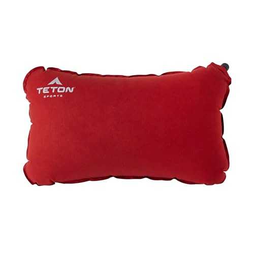 TETON Sports Skyline Self-Inflating Camp Pillow, Redwood