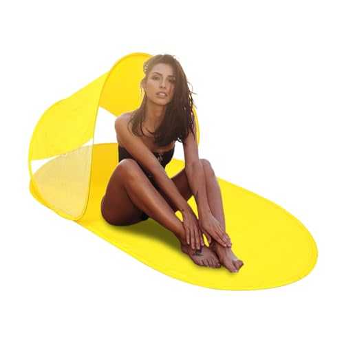 Pop Up Beach Tent,Pop Up Foldable Sunshade | UV Protection Beach Tent for Sports Festival Park Picnic Fishing Camping Family Outing Vacation Backyard