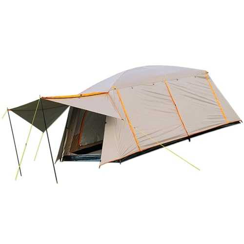 Tents For Camping, Two Room Tents For Camping 2 Room Water Resistant Family Tent 8-12 Person Camping Tent Tent For Outdoor,Picnic,Camping,Family Gathering