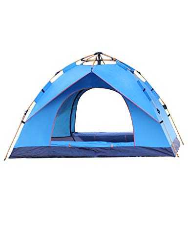 Bestgift Outdoor Automation Tent Waterproof Breathable Sun Protection Foldable Sky Blue 2-3 People