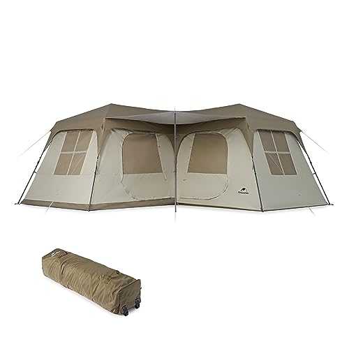 Naturehike Village Series Tent 10-12 People Large integrated automatic waterproof tent UPF50+, PU3000mm