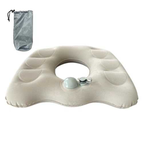 Camping Pillow - Inflatable Pillow | Inflatable Donut Pillow | Portable Donut Pillows | Portable Hiking Hiking Tool for Travel | Cushion Chair Pad