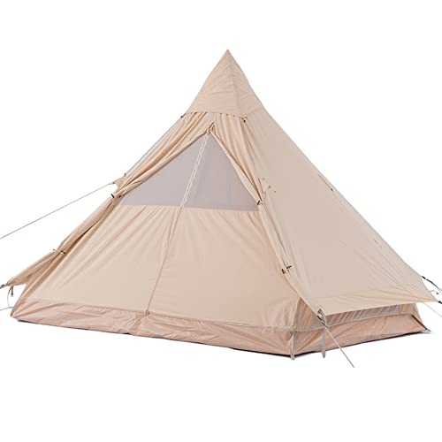 Cotton Tent for 3-4 Person Camping Cabin Tent 4 Season Tent for Family Camping Hunting Fishing Waterproof Windproof